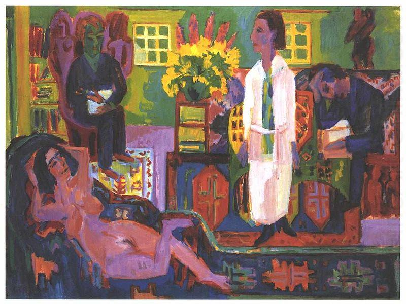 Ernst Ludwig Kirchner Modern Boheme china oil painting image
